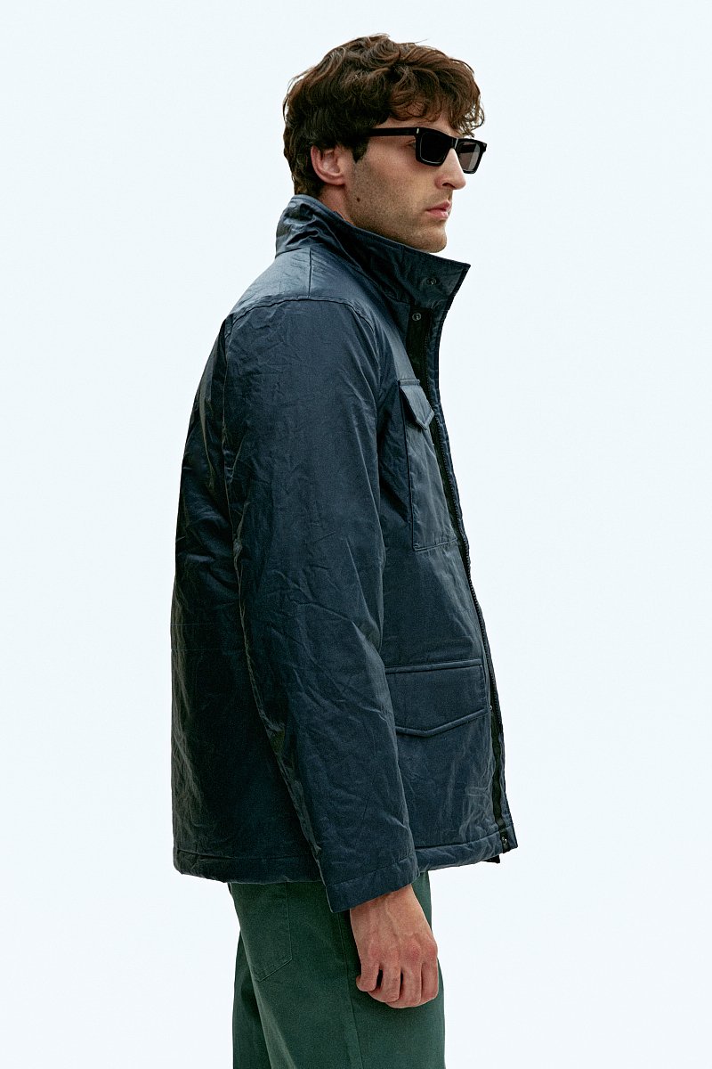Куртка утепленная с воротником стойкой, Модель FAD21043, Фото №3