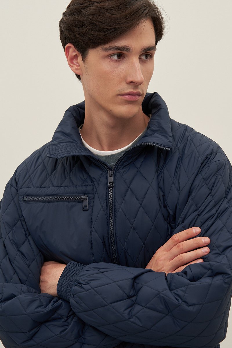 Куртка утепленная с воротником стойкой, Модель FAD21051, Фото №6