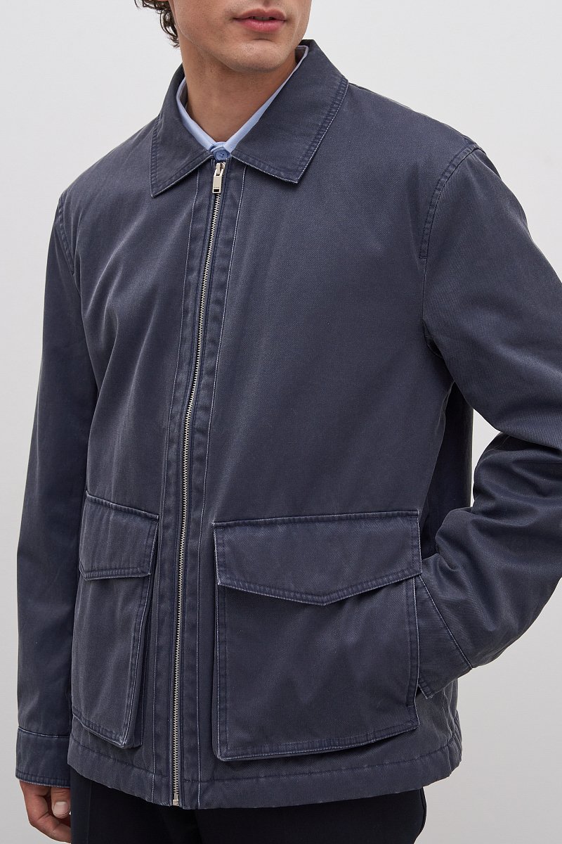 Мужская куртка с отложным воротничком, Модель FAD21058, Фото №3