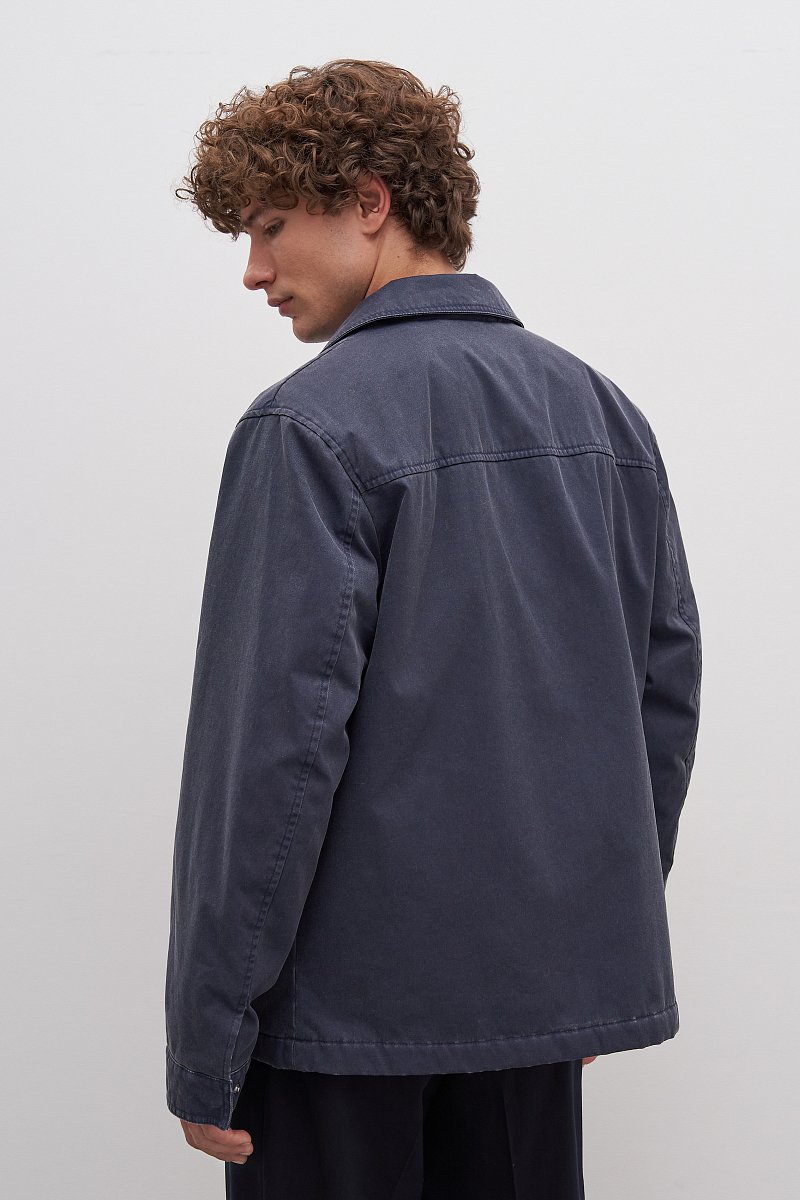 Мужская куртка с отложным воротничком, Модель FAD21058, Фото №5
