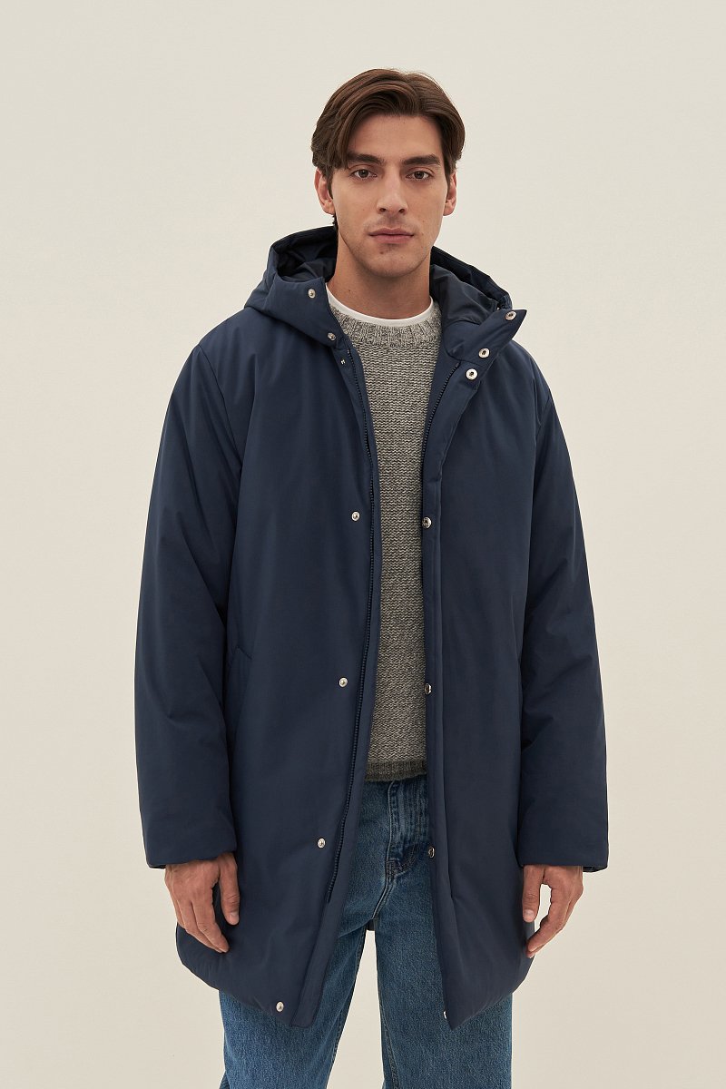 Пальто утепленное с капюшоном, Модель FAD21071, Фото №1