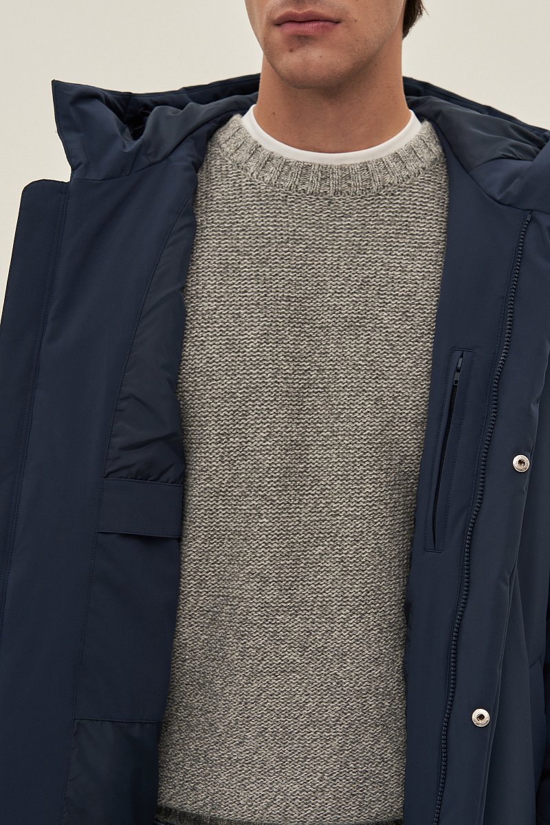 Мужское пальто с капюшоном, Модель FAD21071, Фото №6