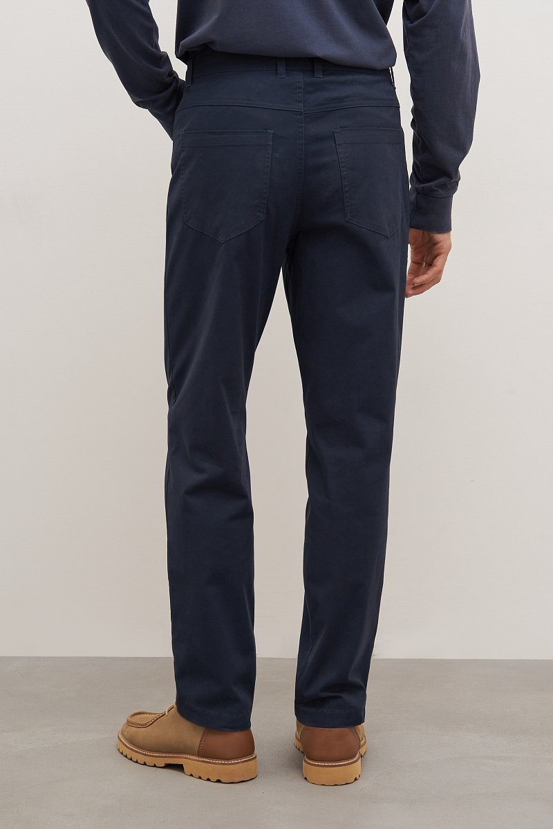 Мужские брюки из хлопка slim fit, Модель FAD21080, Фото №5
