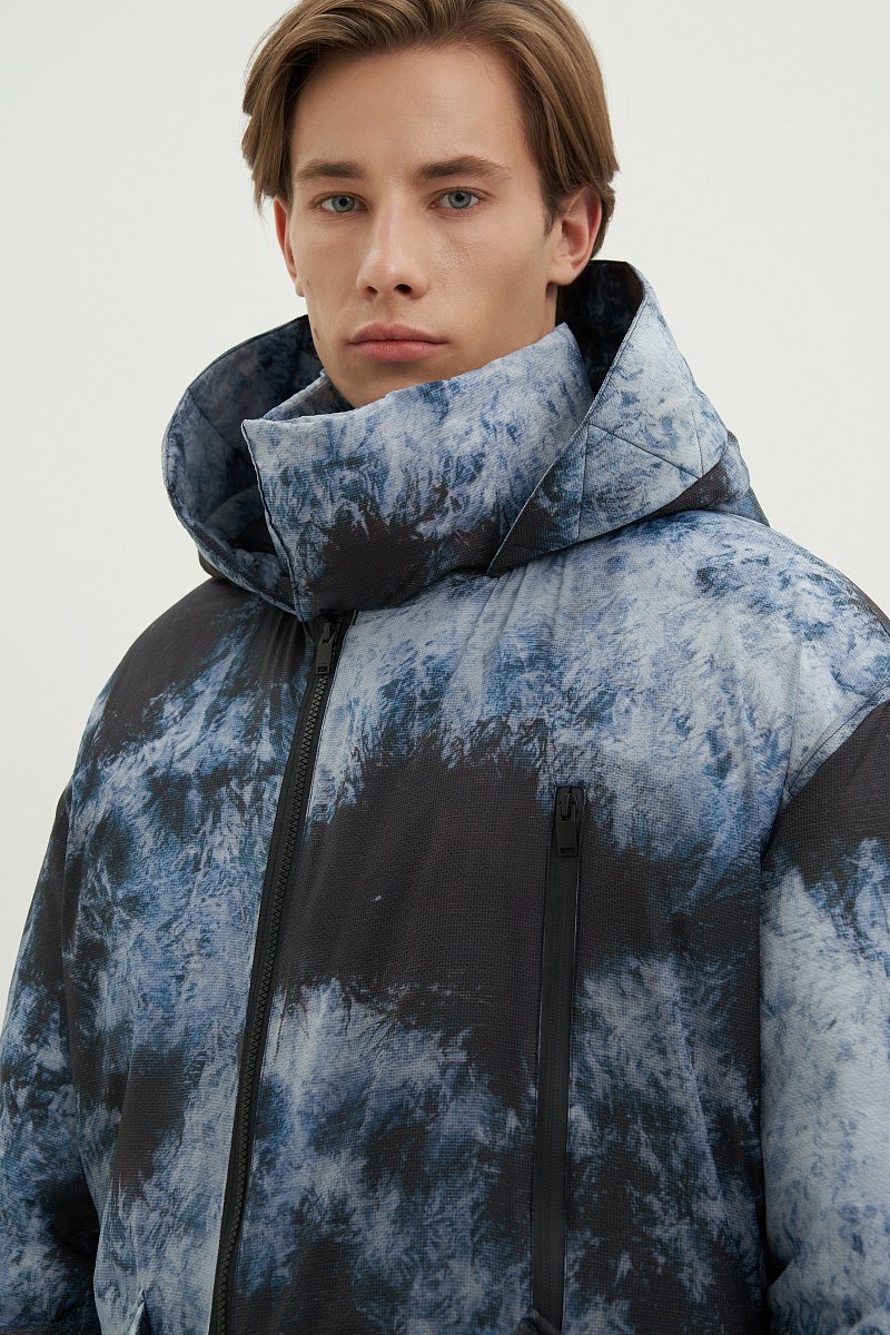 Мужское пальто с принтом, Модель FAD21000, Фото №6