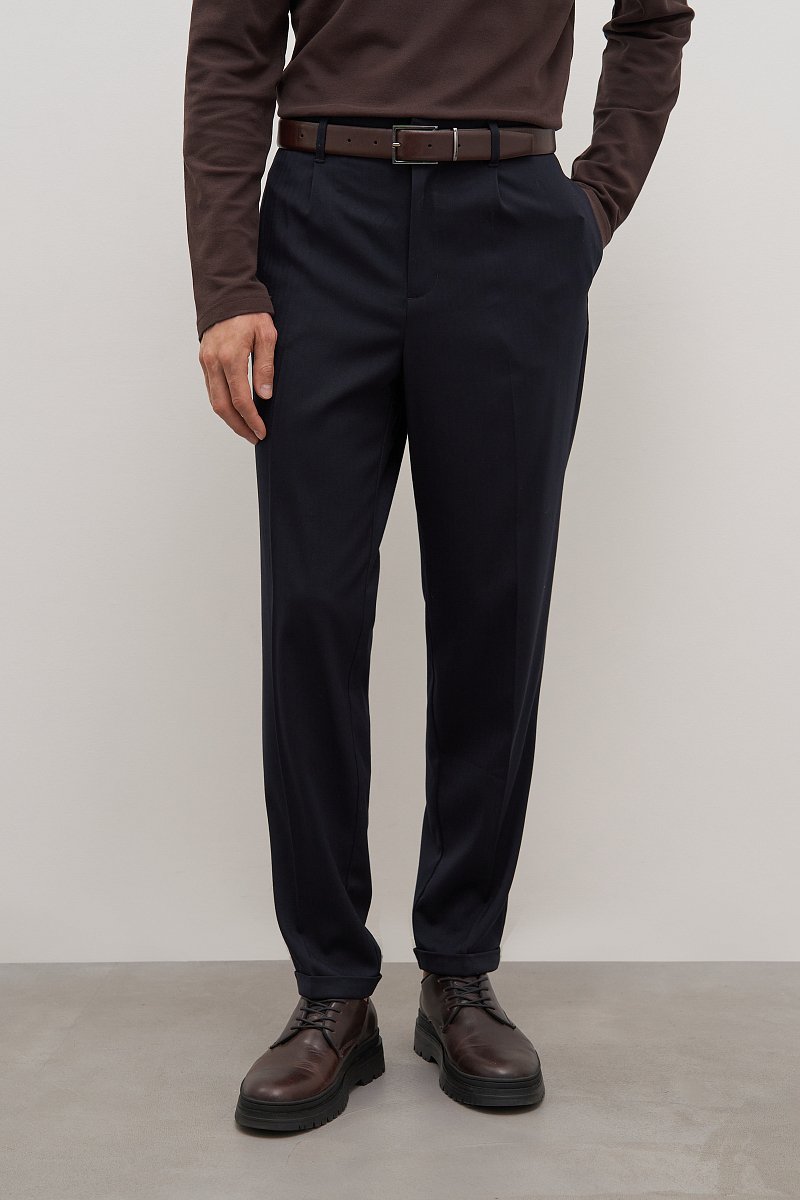 Мужские брюки прямого кроя, Модель FAD21081, Фото №2