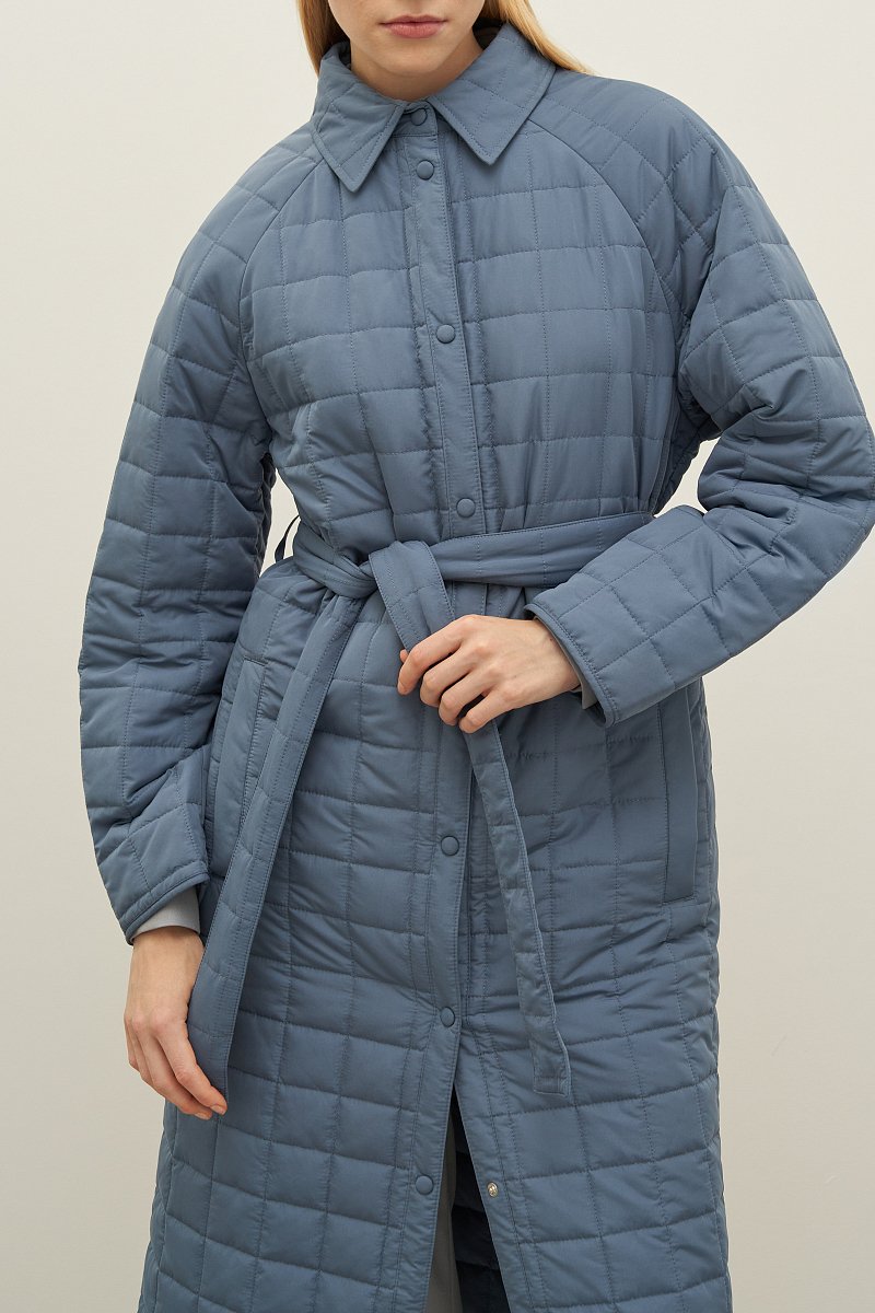 Пальто утепленное с поясом, Модель FAD11008, Фото №2