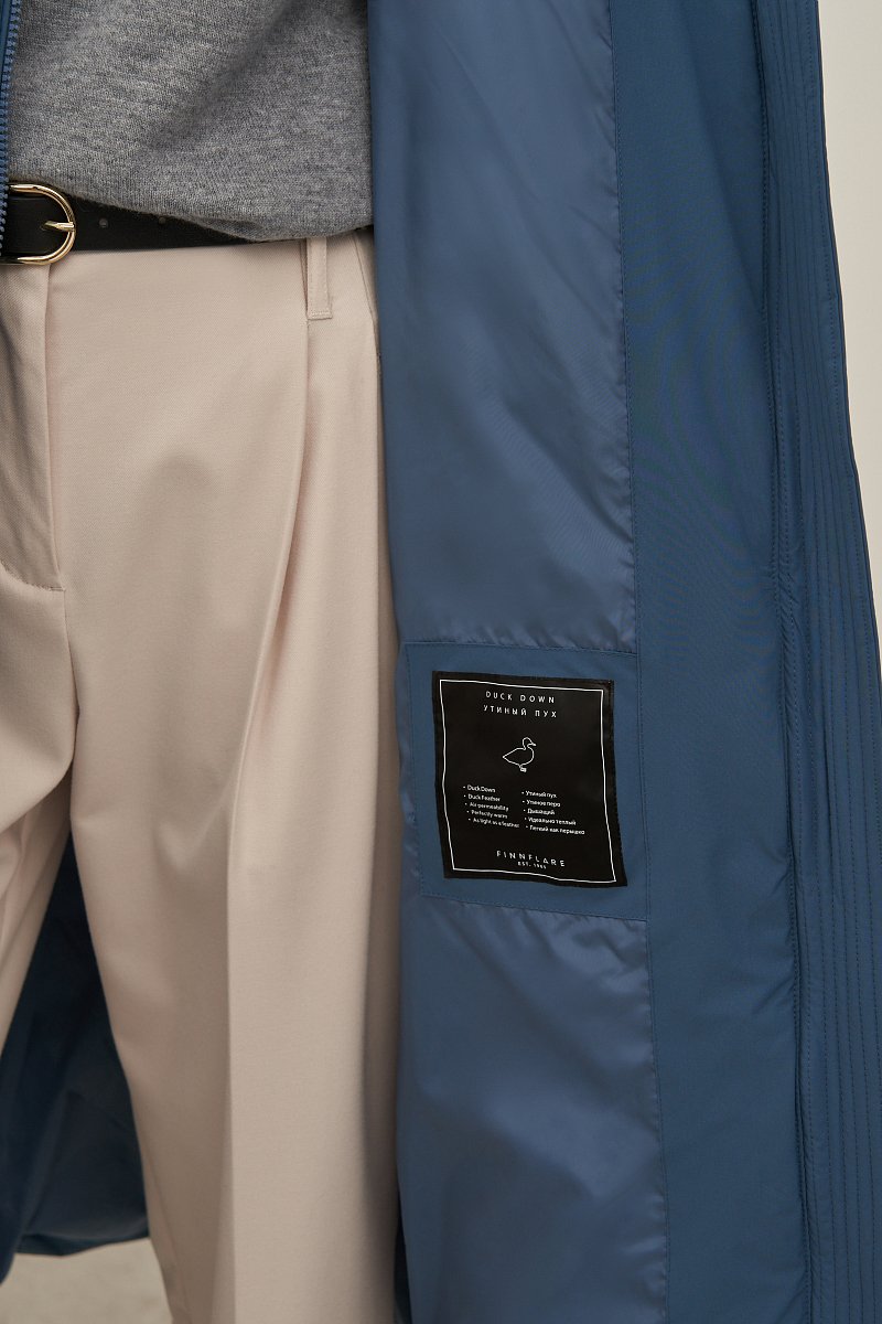Пальто с утиным пухом силуэта трапеция, Модель FAD110101, Фото №5