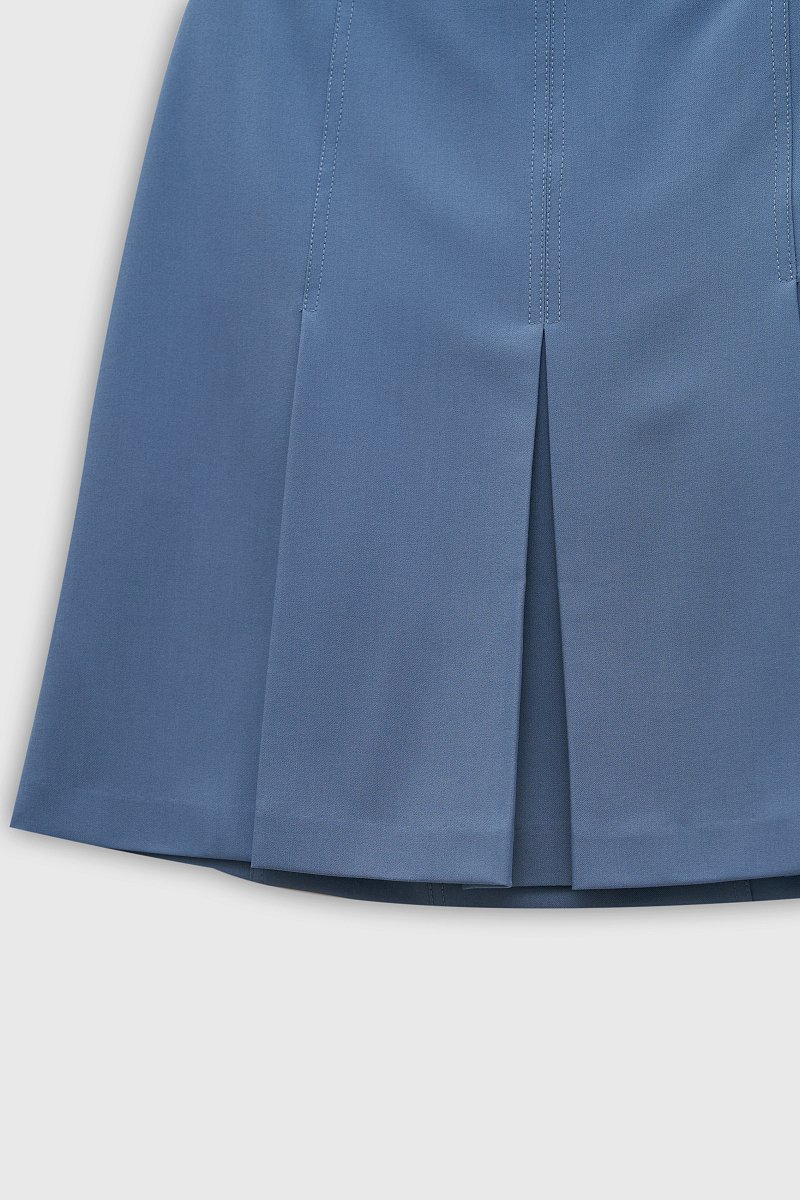 Женская юбка со складками из твила, Модель FAD110204, Фото №5
