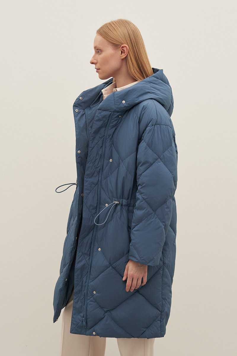 Пуховое женское пальто, Модель FAD11031, Фото №4