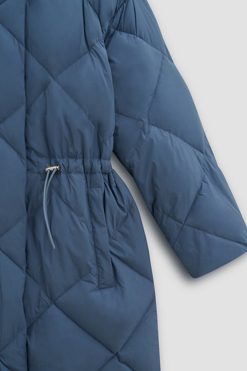 Пуховое пальто из водонепроницаемой ткани, Модель FAD11031, Фото №8