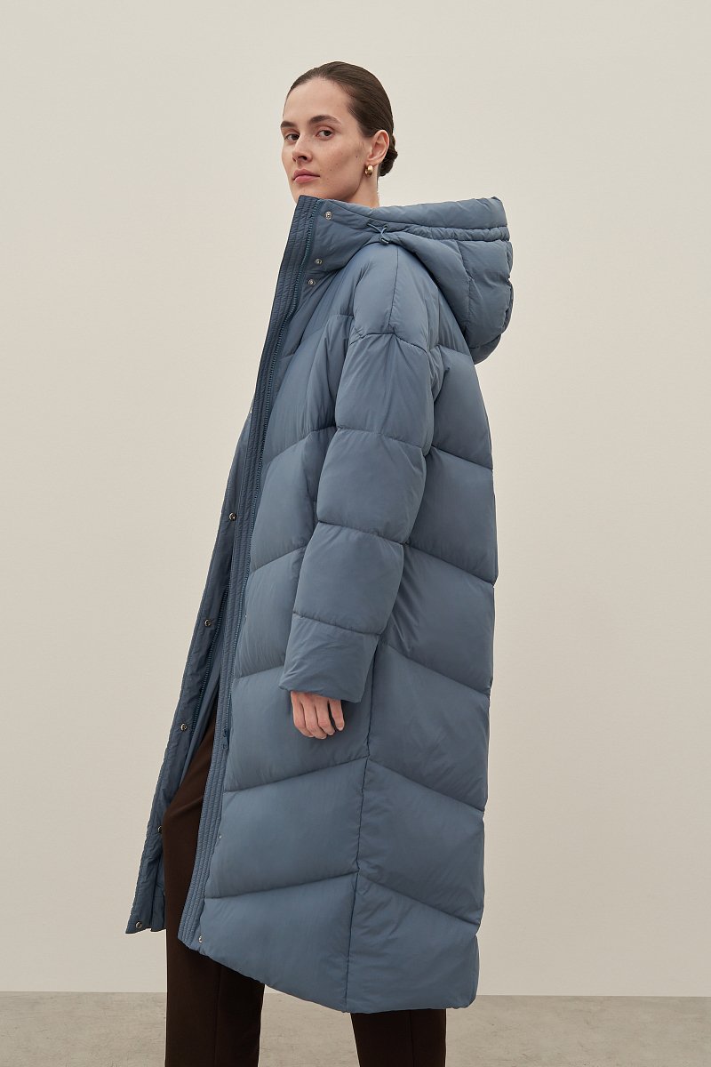 Пуховое женское пальто, Модель FAD11097, Фото №4