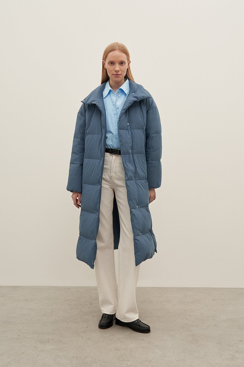 Пуховое женское пальто, Модель FAD11098, Фото №2