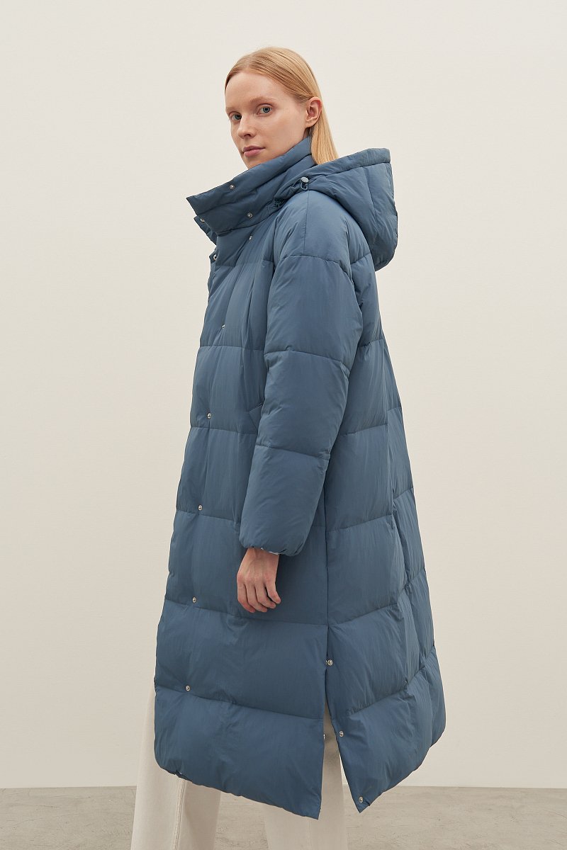 Пуховое женское пальто, Модель FAD11098, Фото №4
