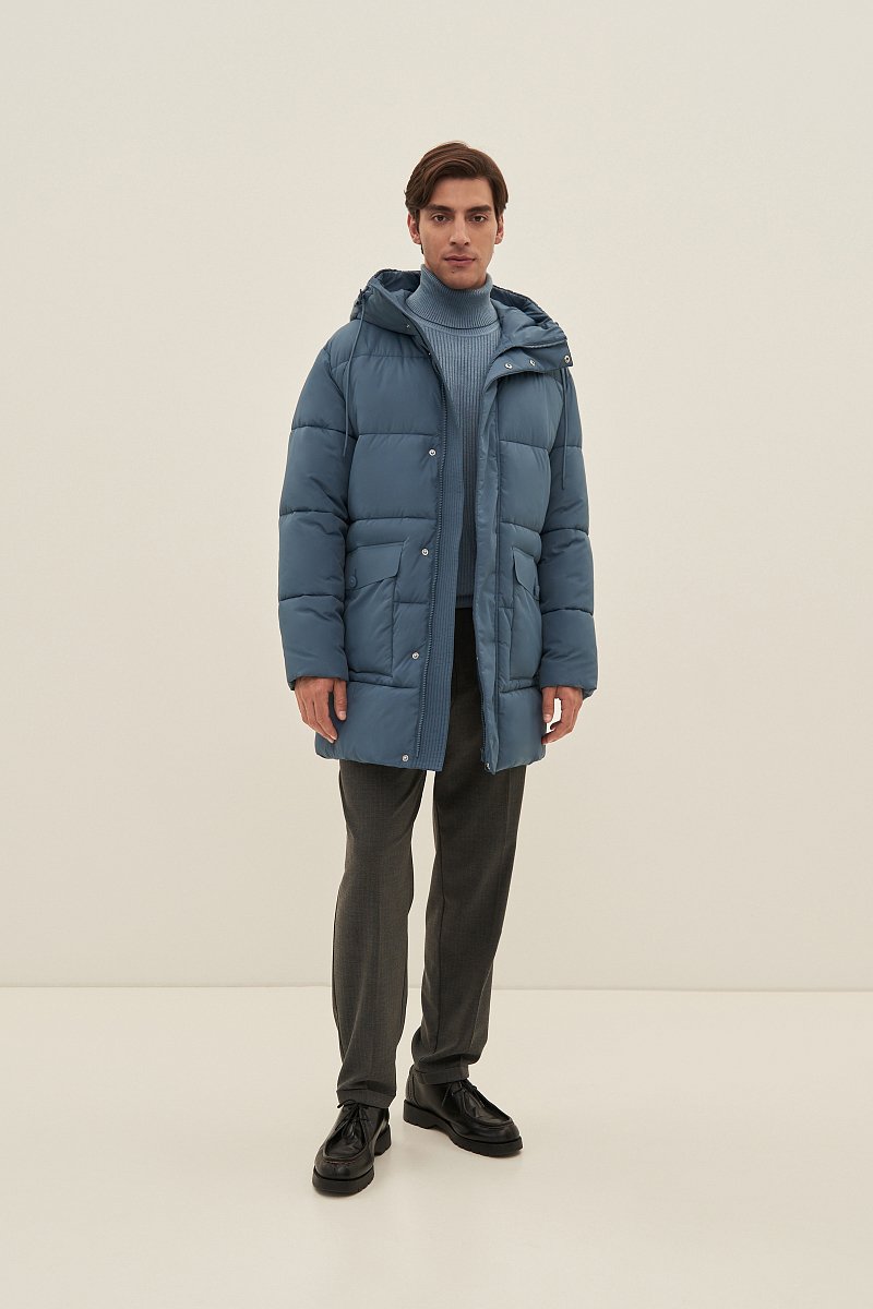 Пальто утепленное с капюшоном, Модель FAD21069, Фото №2