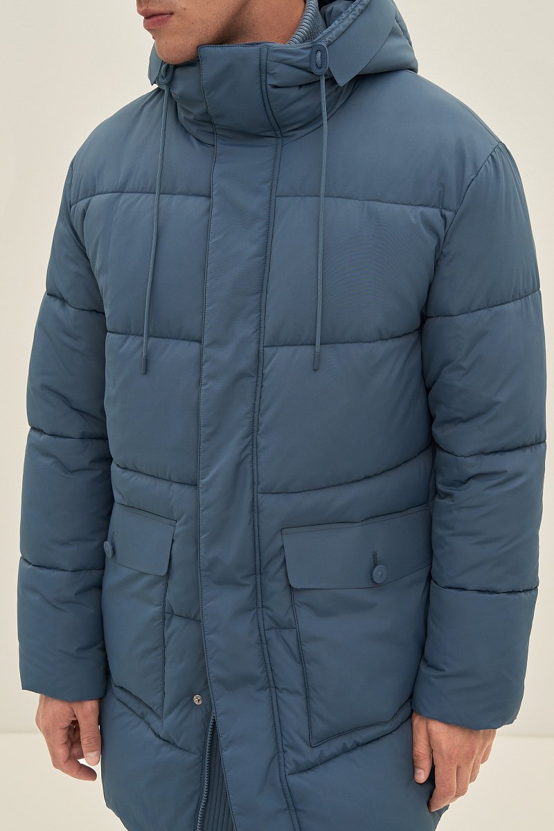 Пальто утепленное с капюшоном, Модель FAD21069, Фото №3