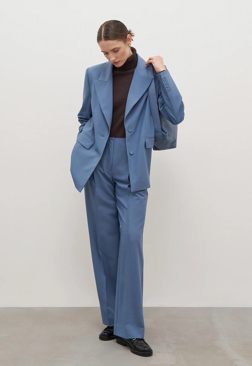 Брюки со стрелками на высокой посадке, Модель FAD110148, Фото №2