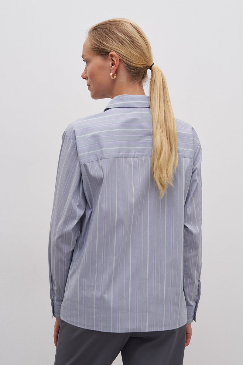 Блузка-рубашка с хлопком, Модель FAD110220, Фото №4
