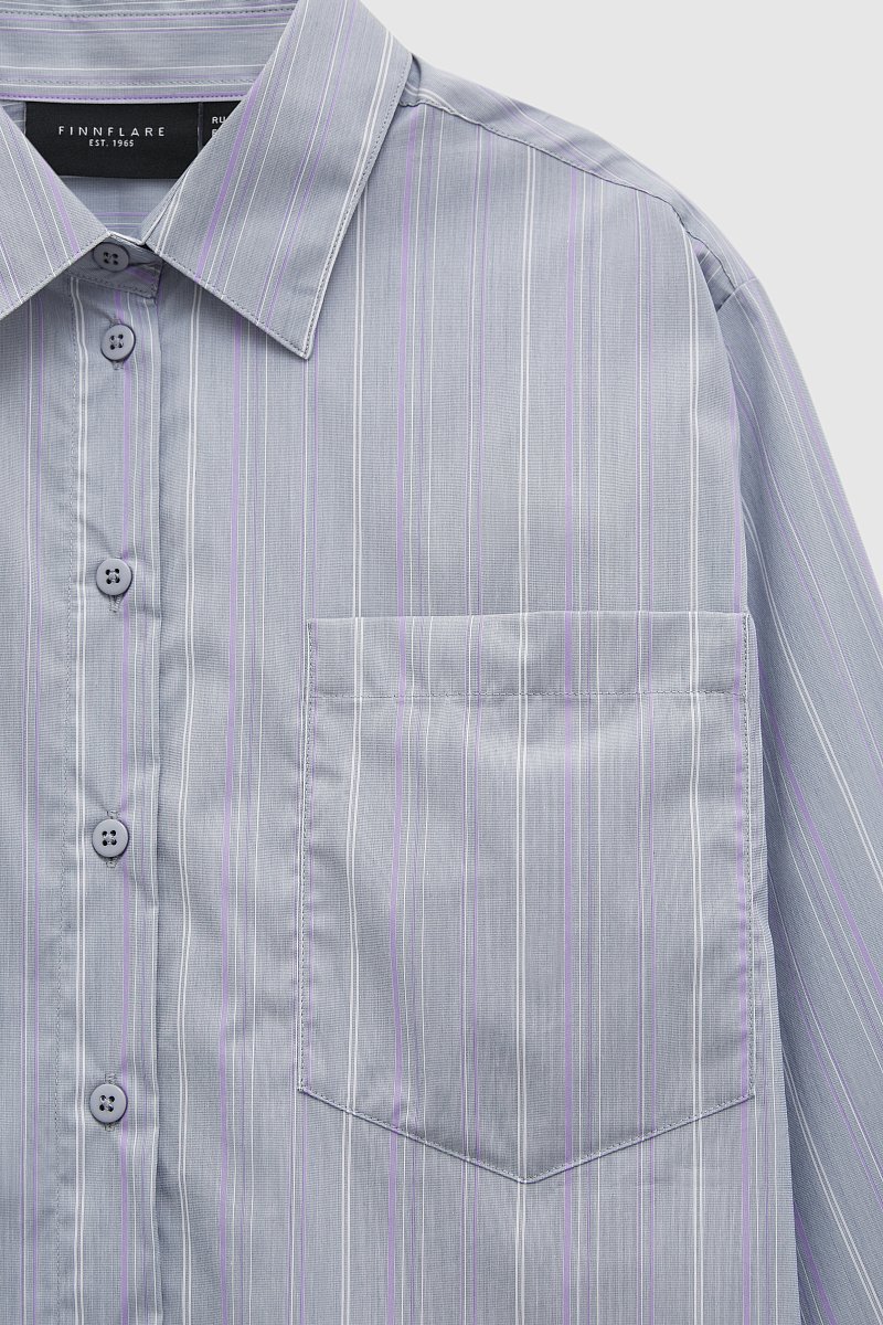 Блузка-рубашка с хлопком, Модель FAD110220, Фото №6