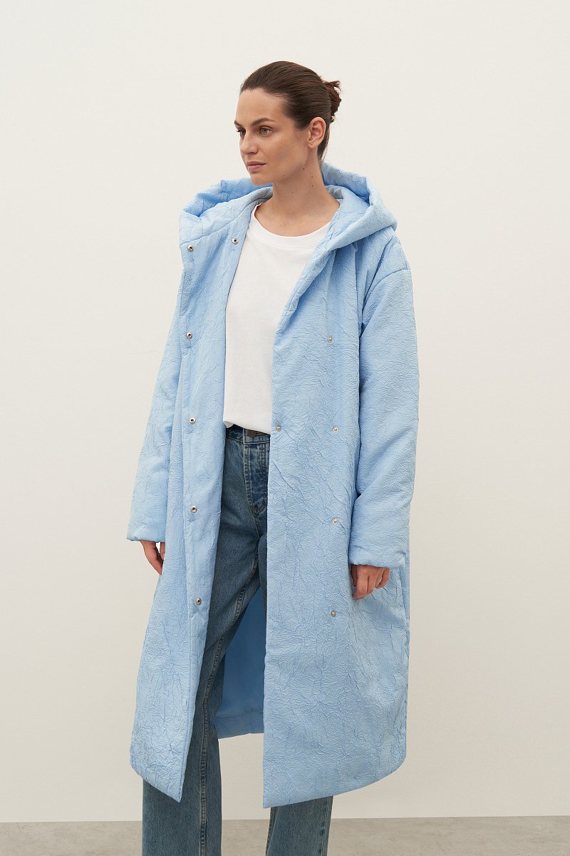 Пальто утепленное с поясом, Модель FAD11044, Фото №3