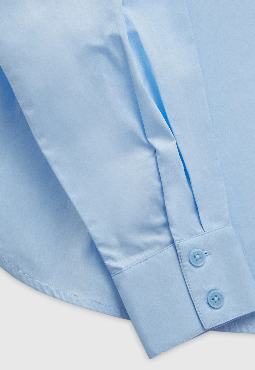 Рубашка из хлопка с отложным воротником, Модель FAD110219, Фото №6