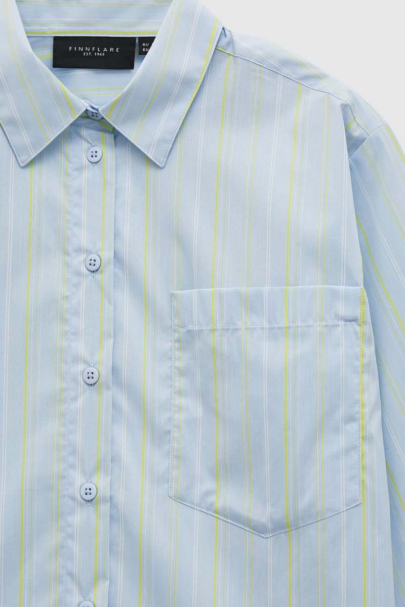 Блузка-рубашка с хлопком, Модель FAD110220, Фото №6