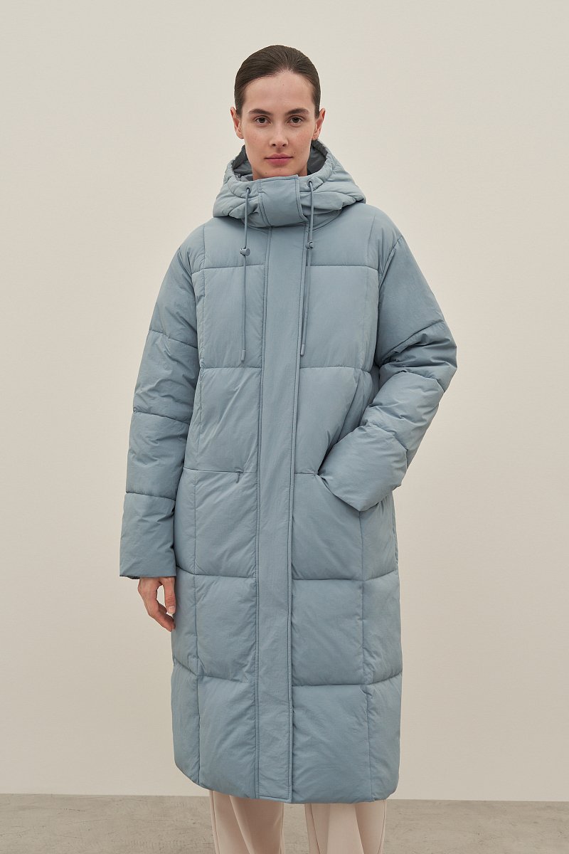 Пальто утепленное с капюшоном, Модель FAD11004, Фото №1