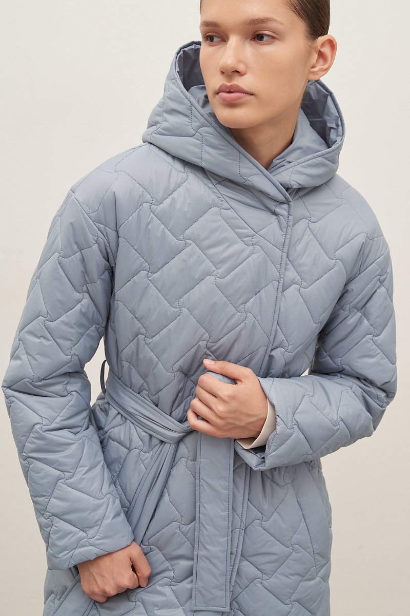 Утепленное женское пальто, Модель FAD11012, Фото №2