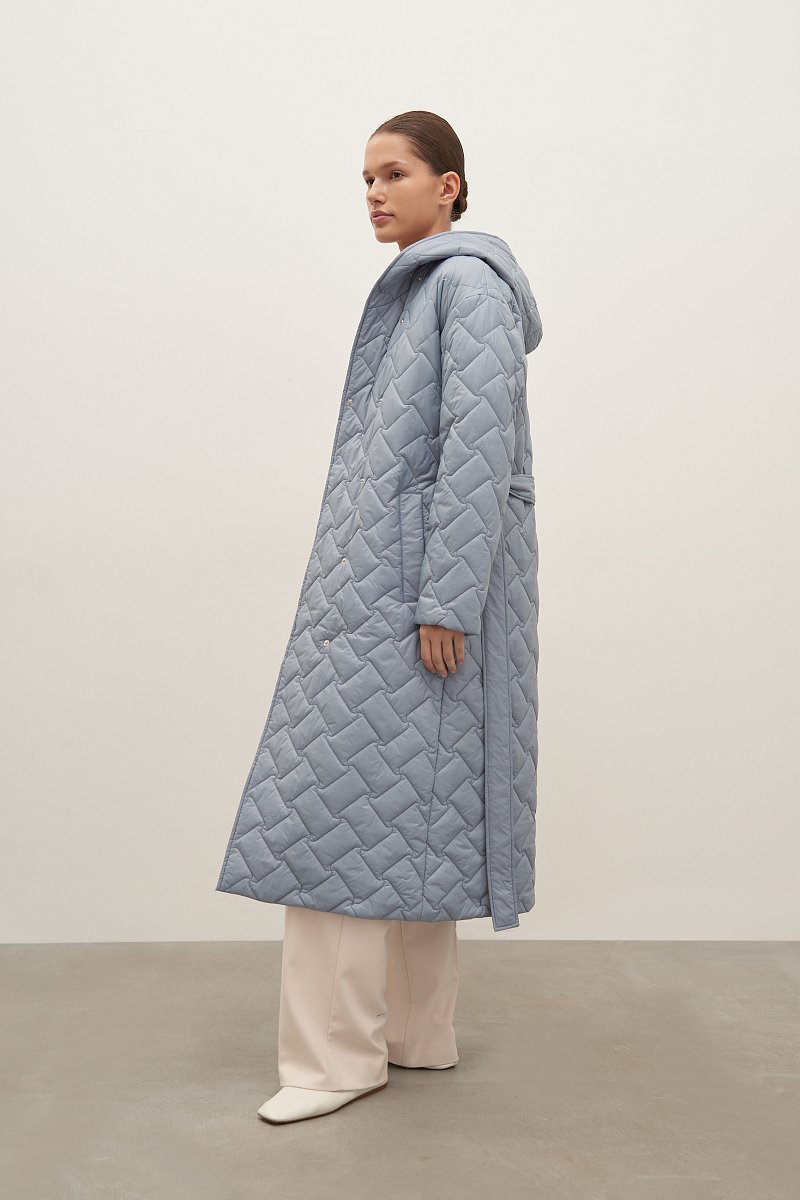 Пальто утепленное с поясом, Модель FAD11012, Фото №3
