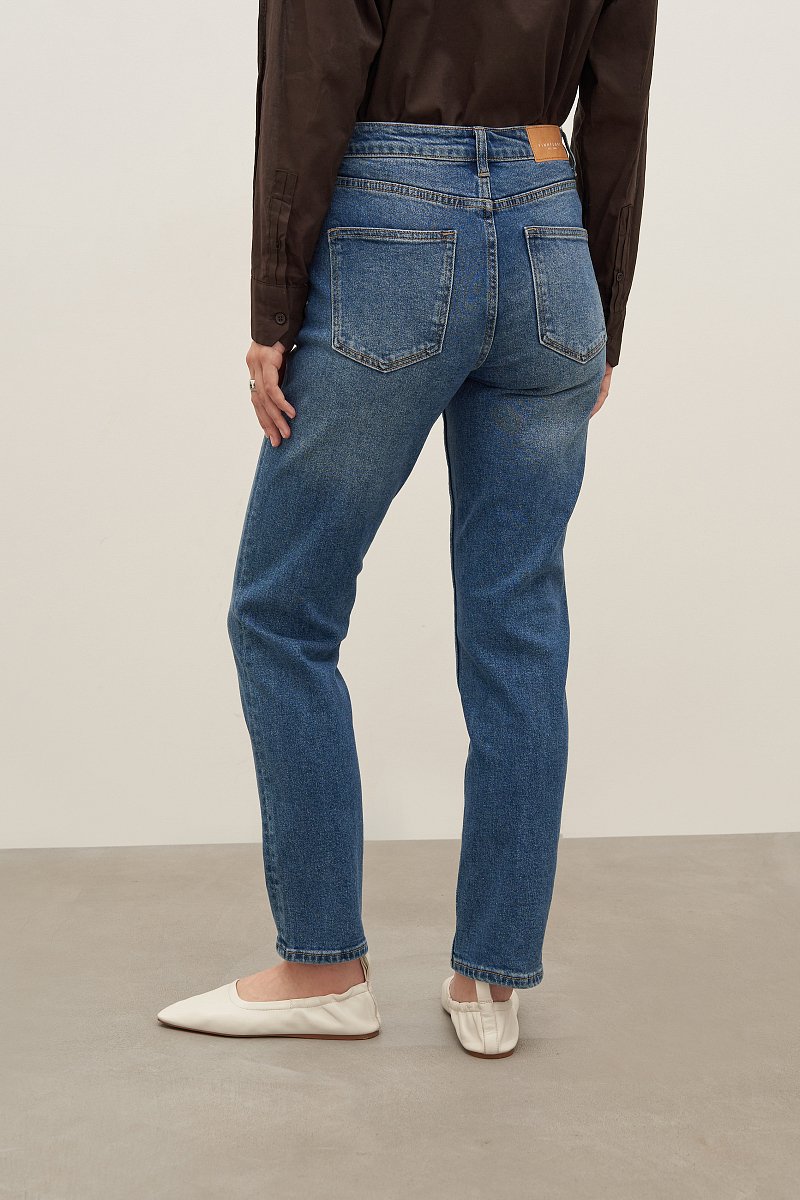 Женские джинсы slim fit со средней посадкой, Модель FAD15000, Фото №4