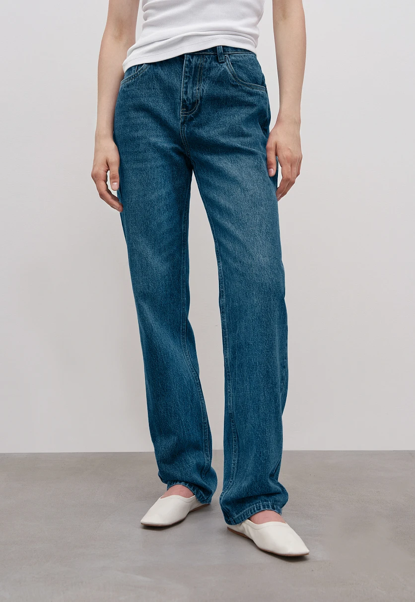 Джинсы tapered fit женские, Модель FAD15001, Фото №3
