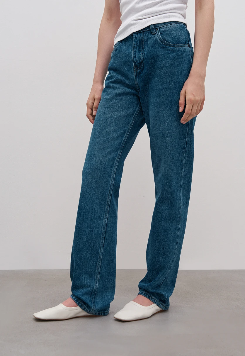 Джинсы tapered fit женские, Модель FAD15001, Фото №4