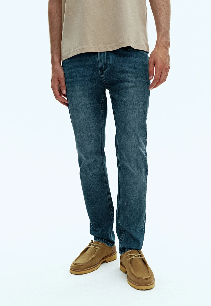 Джинсы straight fit мужские, Модель FAD25000, Фото №2