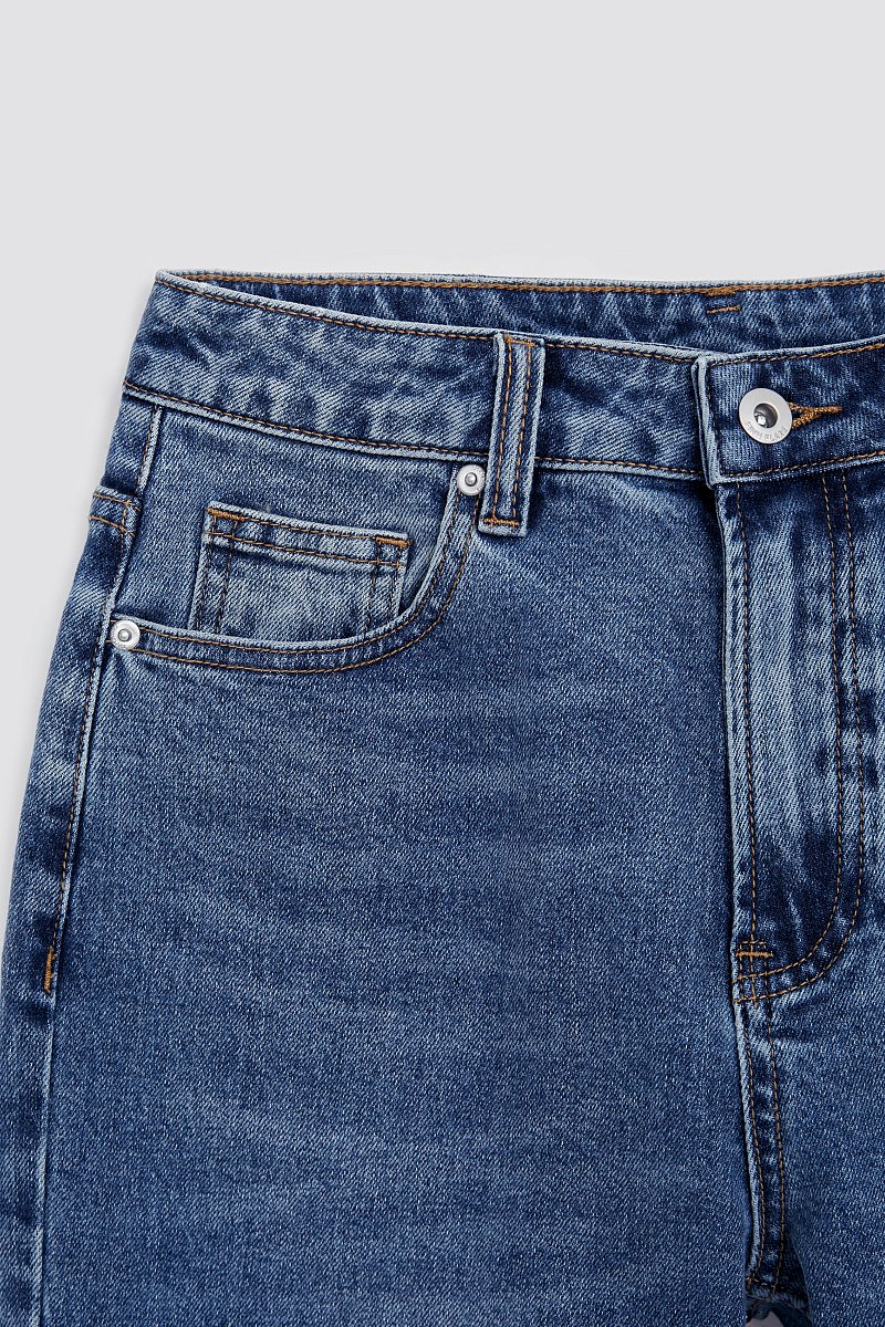 Женские джинсы slim fit с высокой посадкой, Модель FAD15003, Фото №6
