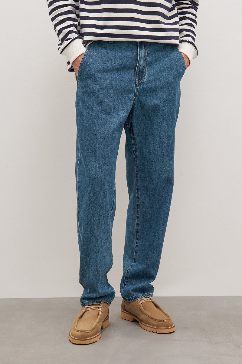 Мужские джинсы straight fit со средней посадкой, Модель FAD25005, Фото №3