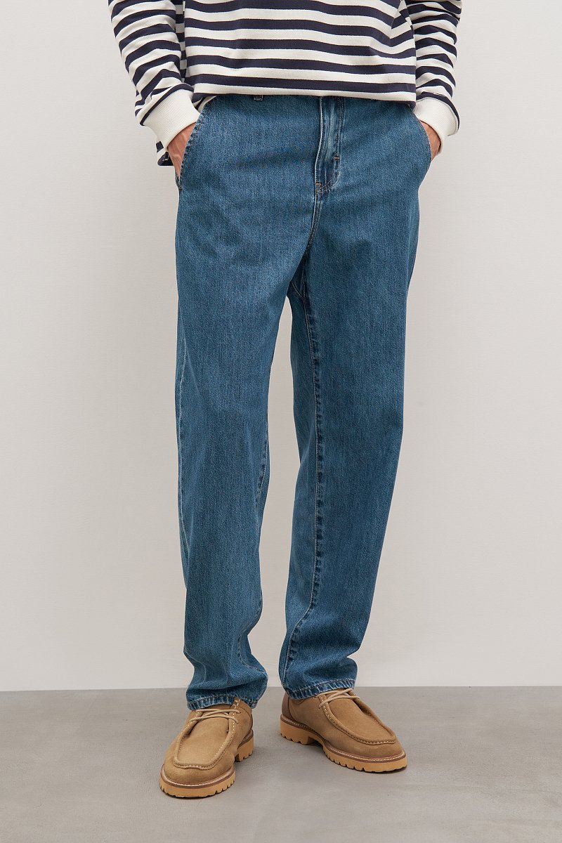 Мужские джинсы straight fit со средней посадкой, Модель FAD25005, Фото №2