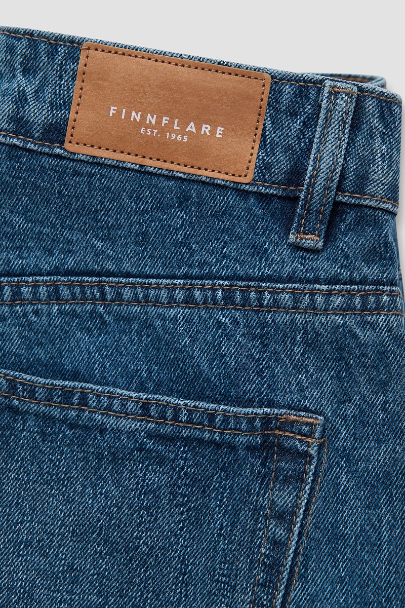 Джинсы женские slim fit с высокой посадкой, Модель FAD15001, Фото №5