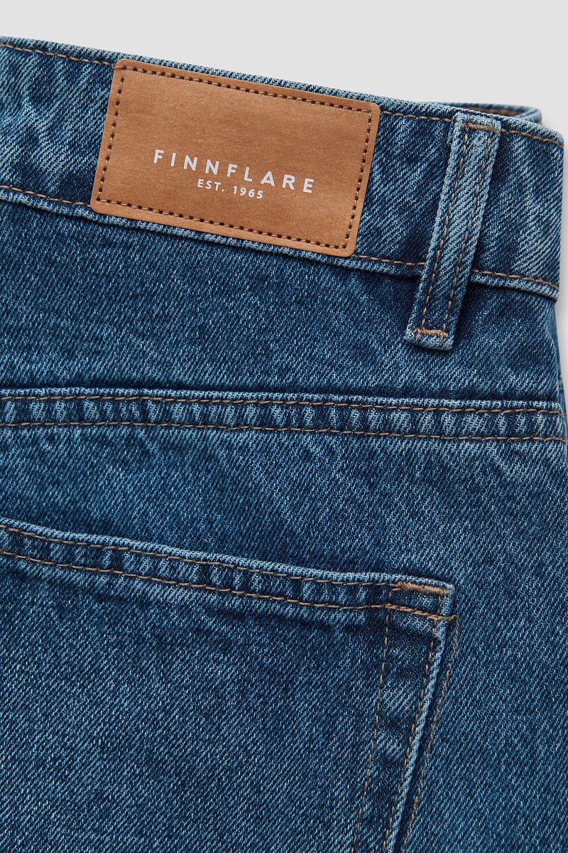 Женские джинсы slim fit с высокой посадкой, Модель FAD15001, Фото №6