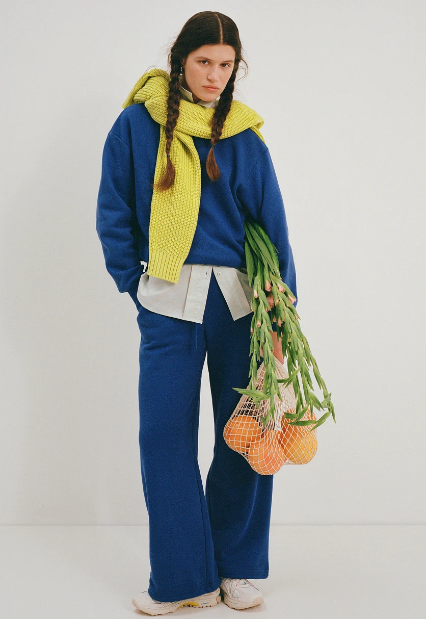 Толстовка из хлопка на резинке, Модель FAD110160, Фото №1