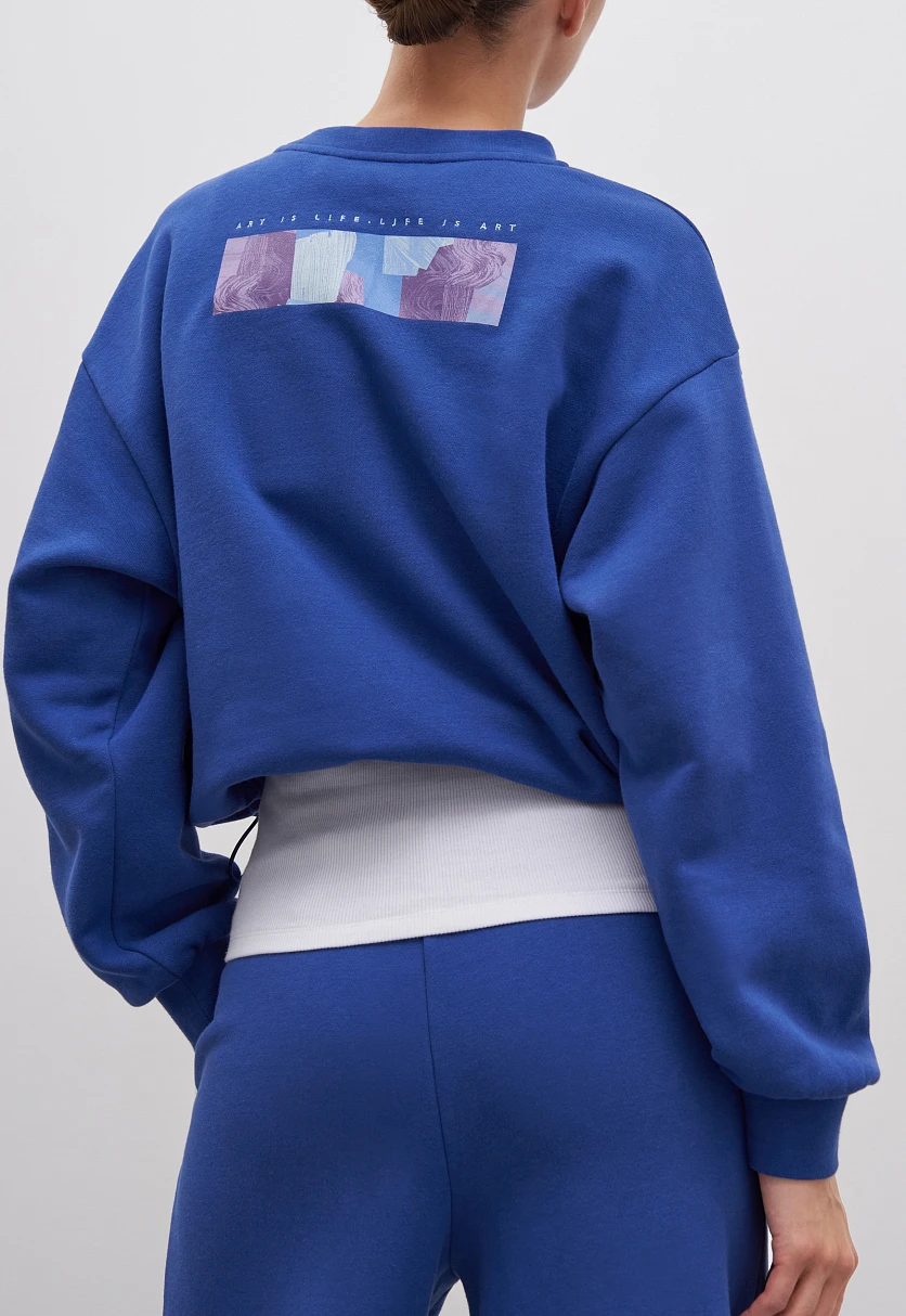 Толстовка из хлопка на резинке, Модель FAD110160, Фото №4