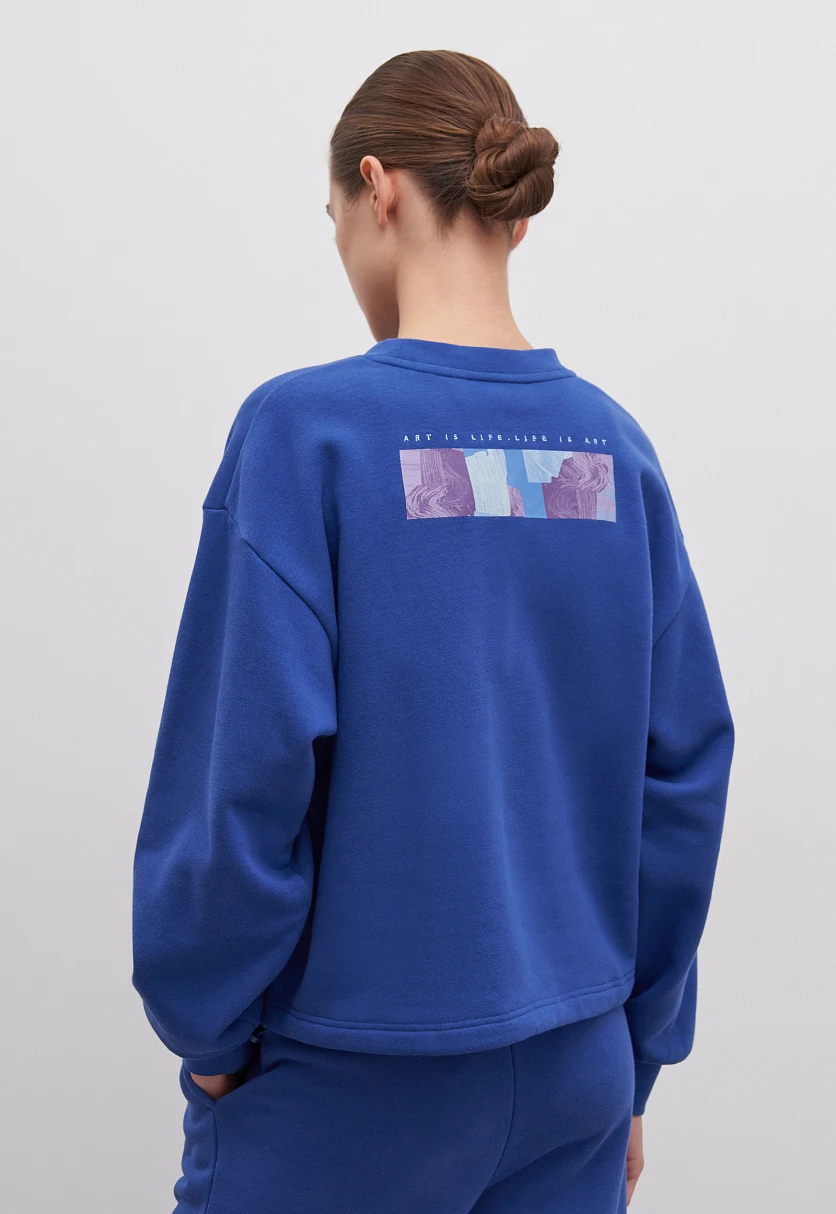 Толстовка из хлопка на резинке, Модель FAD110160, Фото №6