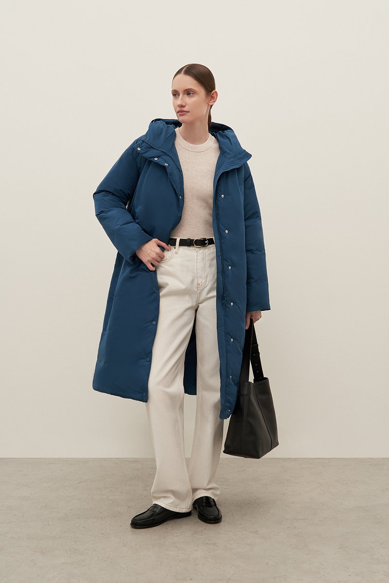 Женское пальто с капюшоном, Модель FAD11015, Фото №2