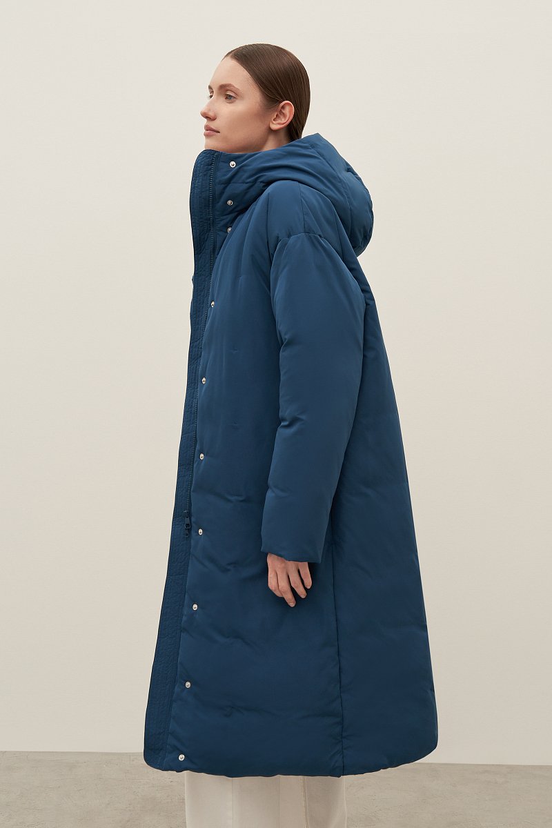Пальто женское с капюшоном, Модель FAD11015, Фото №4