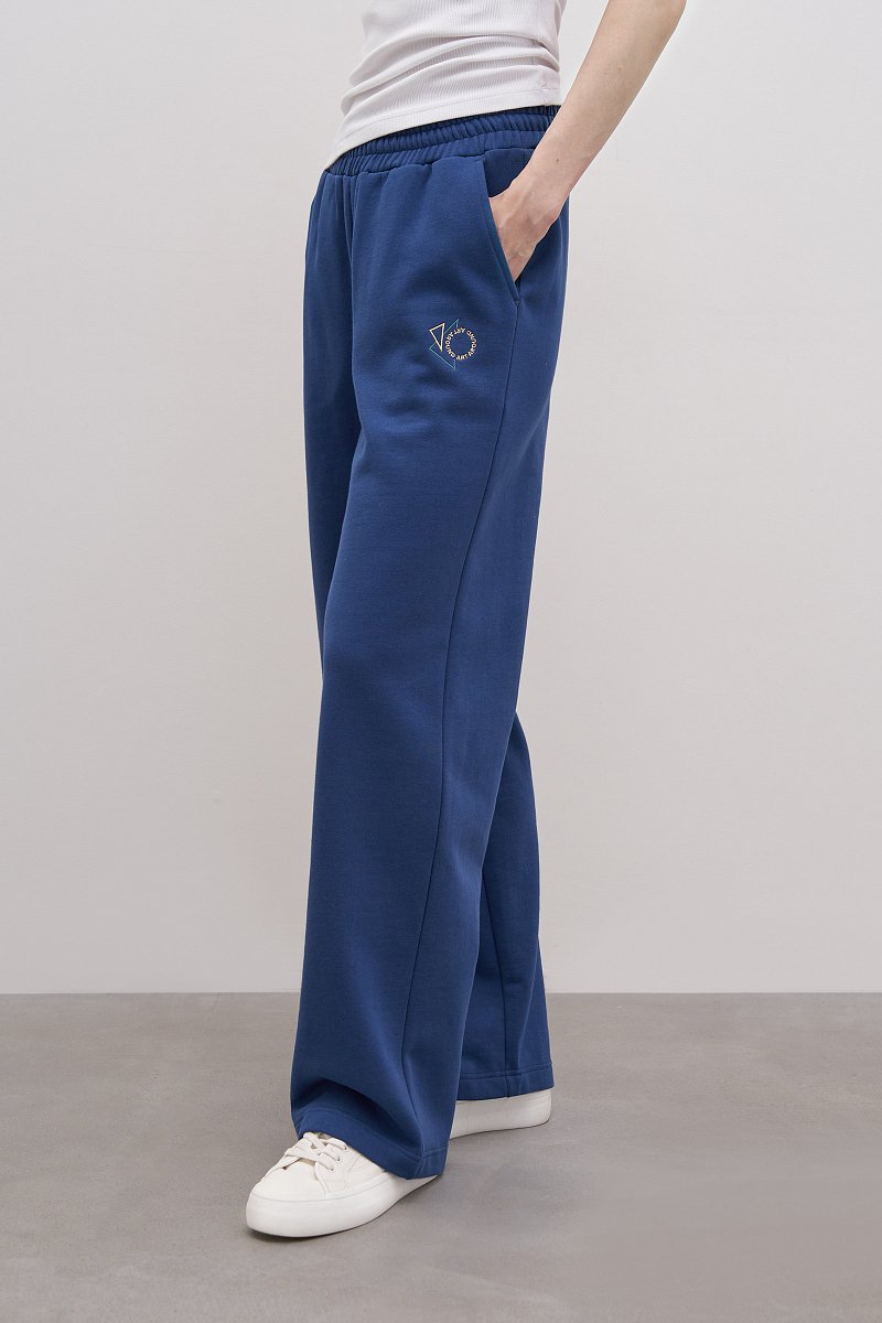 Трикотажные женские брюки из хлопка, Модель FAD110180, Фото №3