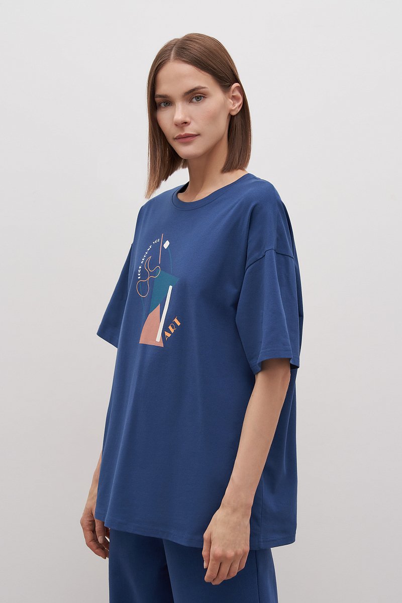 Женская футболка с принтом, Модель FAD110182, Фото №3