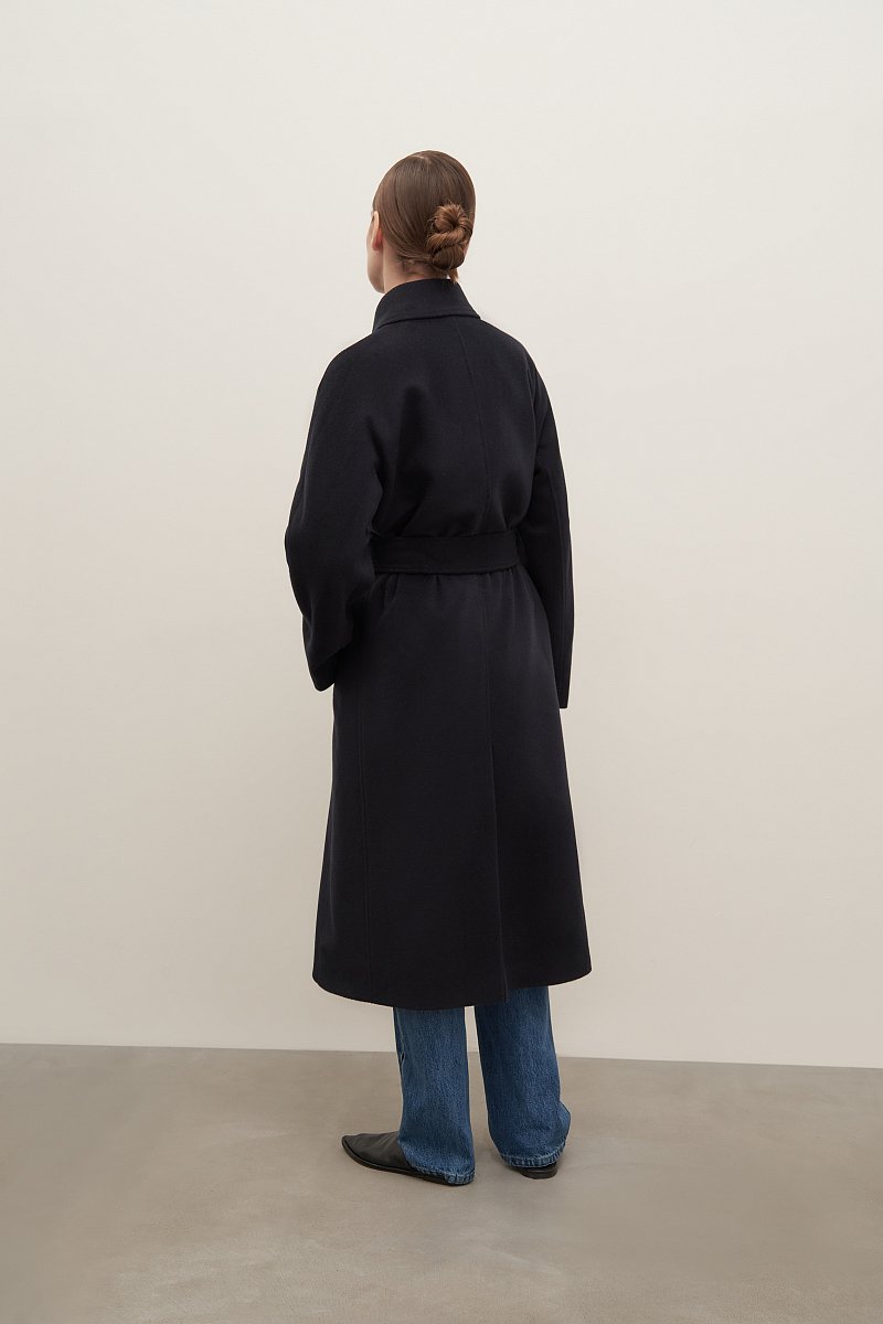 Пальто из шерсти и шелка, Модель FAD11048, Фото №5