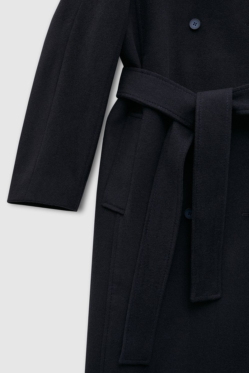 Пальто из шерсти и шелка, Модель FAD11048, Фото №6