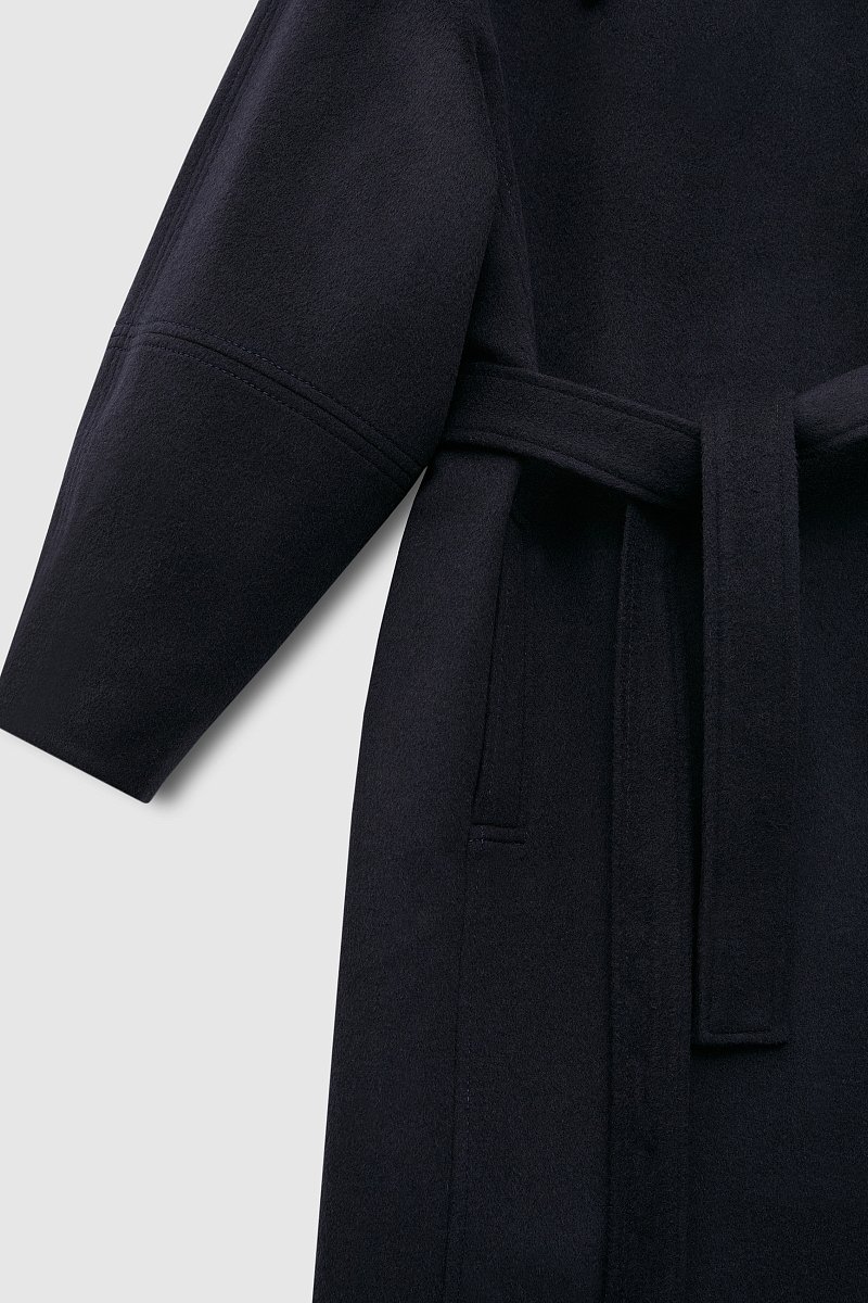 Пальто из шерсти и шелка, Модель FAD11057, Фото №5