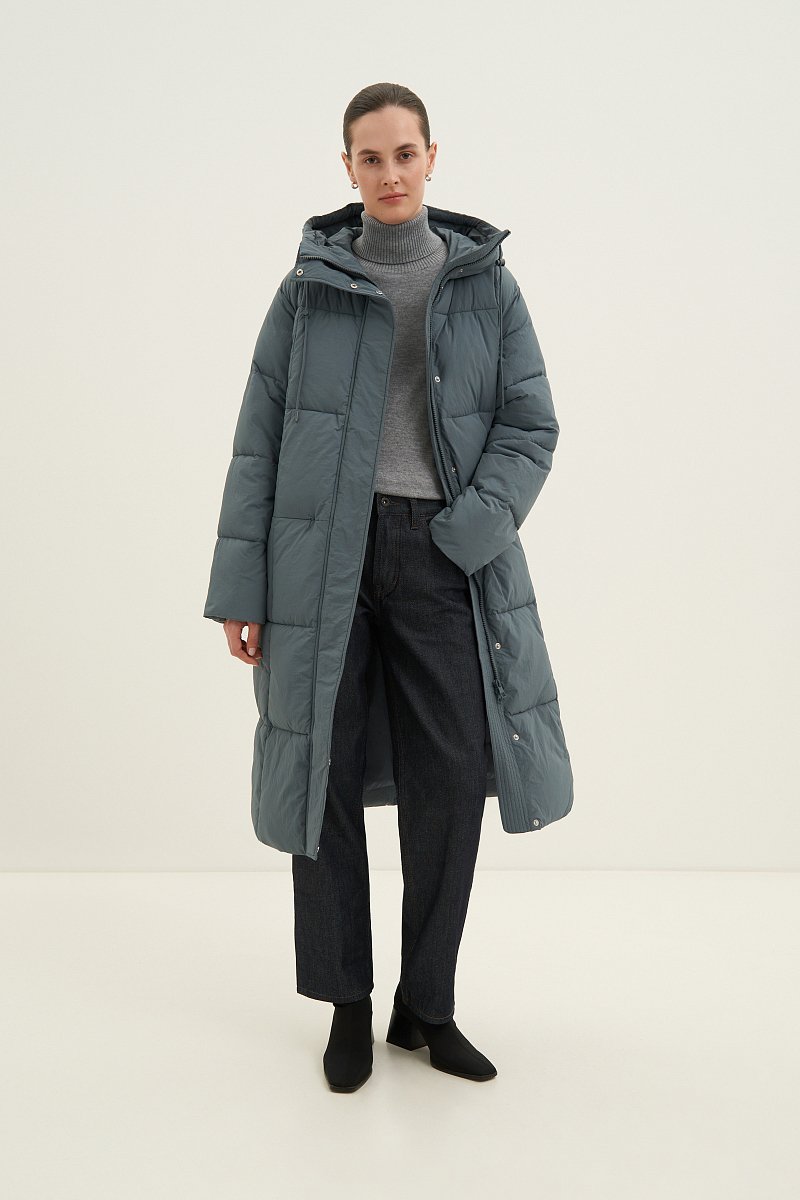 Пальто утепленное с капюшоном, Модель FAD11004, Фото №2