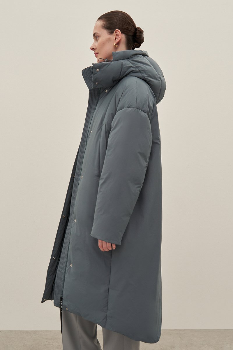 Пуховое женское пальто, Модель FAD11069, Фото №3