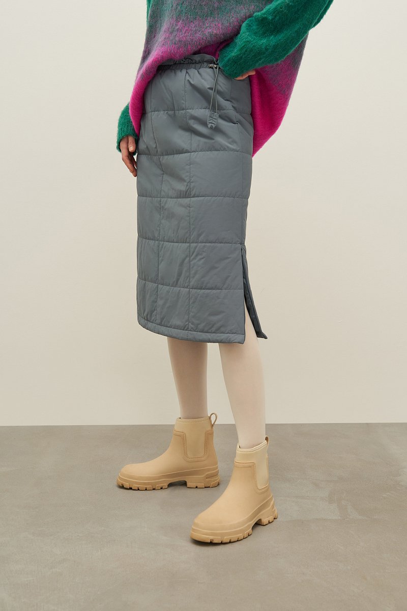 Прямая утепленная юбка, Модель FAD11072, Фото №3